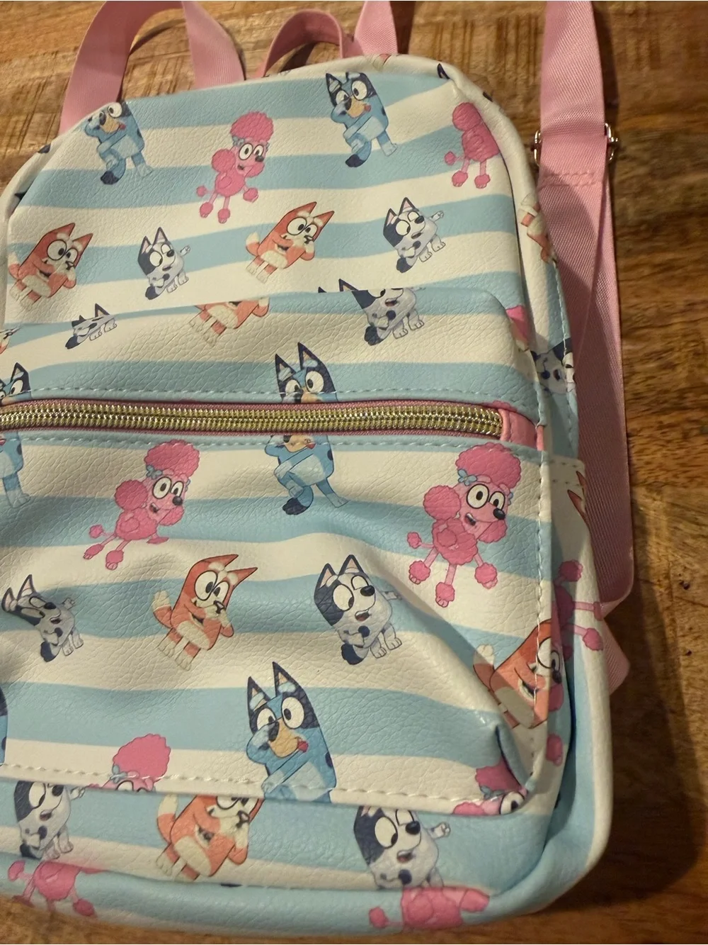 Bluey & Friends Striped Backpack